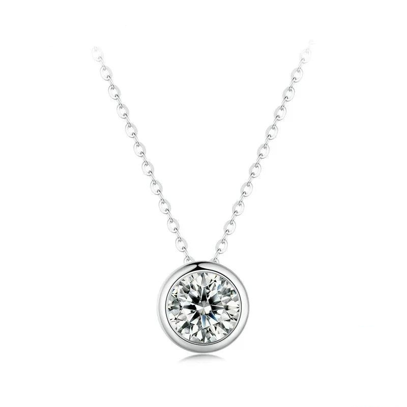 Colar de Prata 925 com Diamante Moissanite - Lafemininy