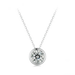 Colar de Prata 925 com Diamante Moissanite - Lafemininy