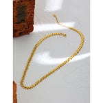 Yhpup colar de folha de aço inoxidável minimalista textura de metal colar feminino joyería acero inoxidável mujer presente de festa