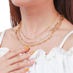 Colar Grosso de Prata 925 Elos Longos - Lafemininy