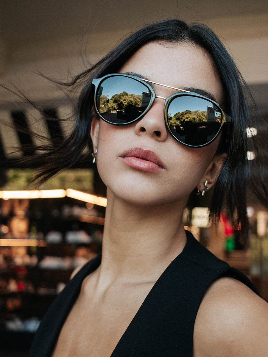 Óculos de Sol ZENOTTIC - Aviador Proteção UV 400 - Lafemininy