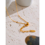 Yhpup elegância simulada pérolas zircônia cúbica colar pingente corrente de aço inoxidável moda romântico pescoço jóias recomendar