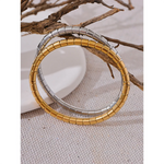 Yhpup 57mm 316l aço inoxidável pulseira de alta qualidade ouro prata cor metal à prova ferrugem moda pulso jóias bijoux