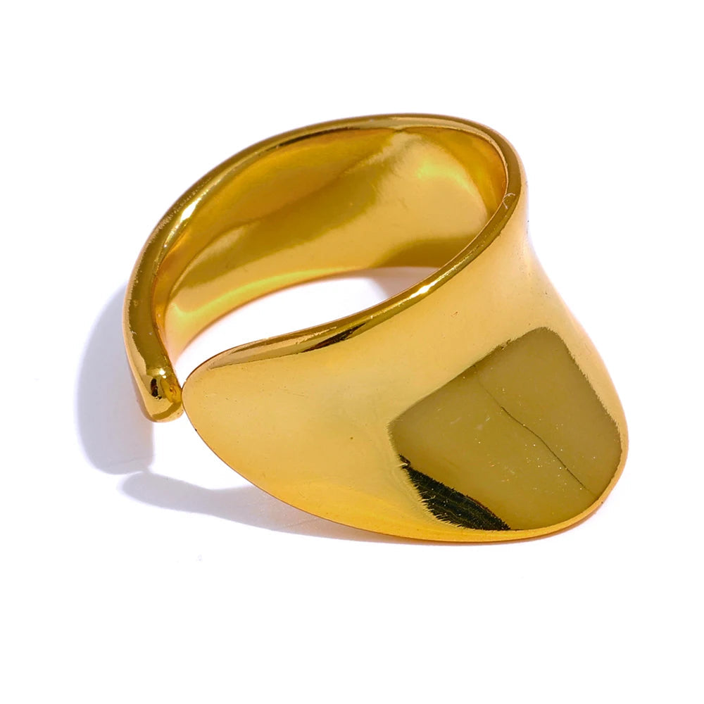 Yhpup-Minimalista Ampla Prata Esterlina Suave Geométrica INS Brincos, Sem Orelha Buraco, Clipes Côncavos em Encantos, Presente Da Jóia, Moda, 1Pc