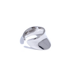 Yhpup-Minimalista Ampla Prata Esterlina Suave Geométrica INS Brincos, Sem Orelha Buraco, Clipes Côncavos em Encantos, Presente Da Jóia, Moda, 1Pc