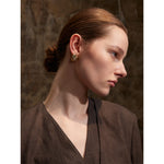 Yhpup 316L aço inoxidável zircônia cúbica coração amor brincos dourados para mulheres joias diárias de metal resistente a manchas