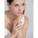 Yhpup elegante imitação de pérolas de aço inoxidável charme chique anel 18k banhado a ouro à prova d'água na moda joias românticas femininas