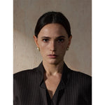 Yhpup estilo coreano amarelo simulado pérola oval brincos para mulheres de aço inoxidável 18k pvd banhado diariamente moda jóias presente