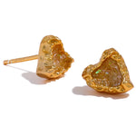 Yhpup requintado coração esmalte chique brincos para mulheres s925 prata esterlina luxo charme jóias finas bijoux presente