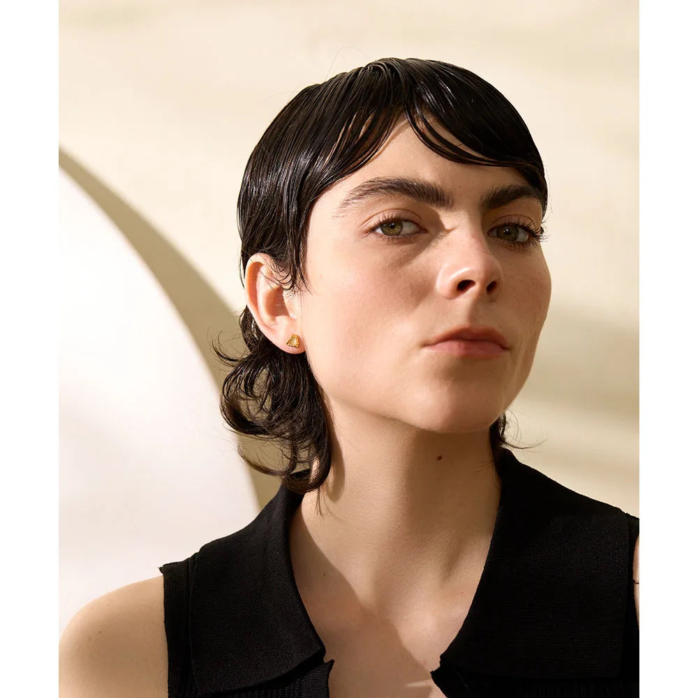 Yhpup requintado coração esmalte chique brincos para mulheres s925 prata esterlina luxo charme jóias finas bijoux presente