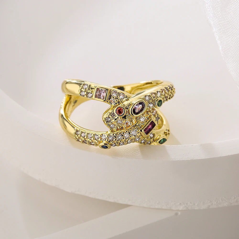 Anel Mão Amiga com Zircônia - Lafemininy