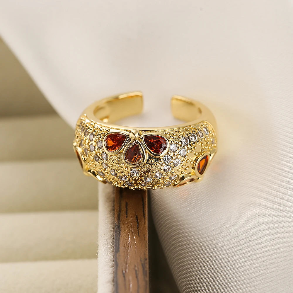 Anel Cmoonry com Zircônia - Lafemininy