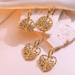 Brinco Árvore da Vida Cravejado com Zircônia - Lafemininy