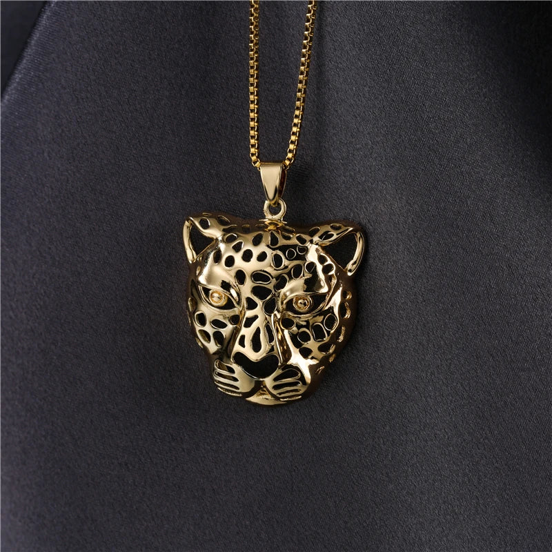 Colar com Pingente Leopardo - Lafemininy