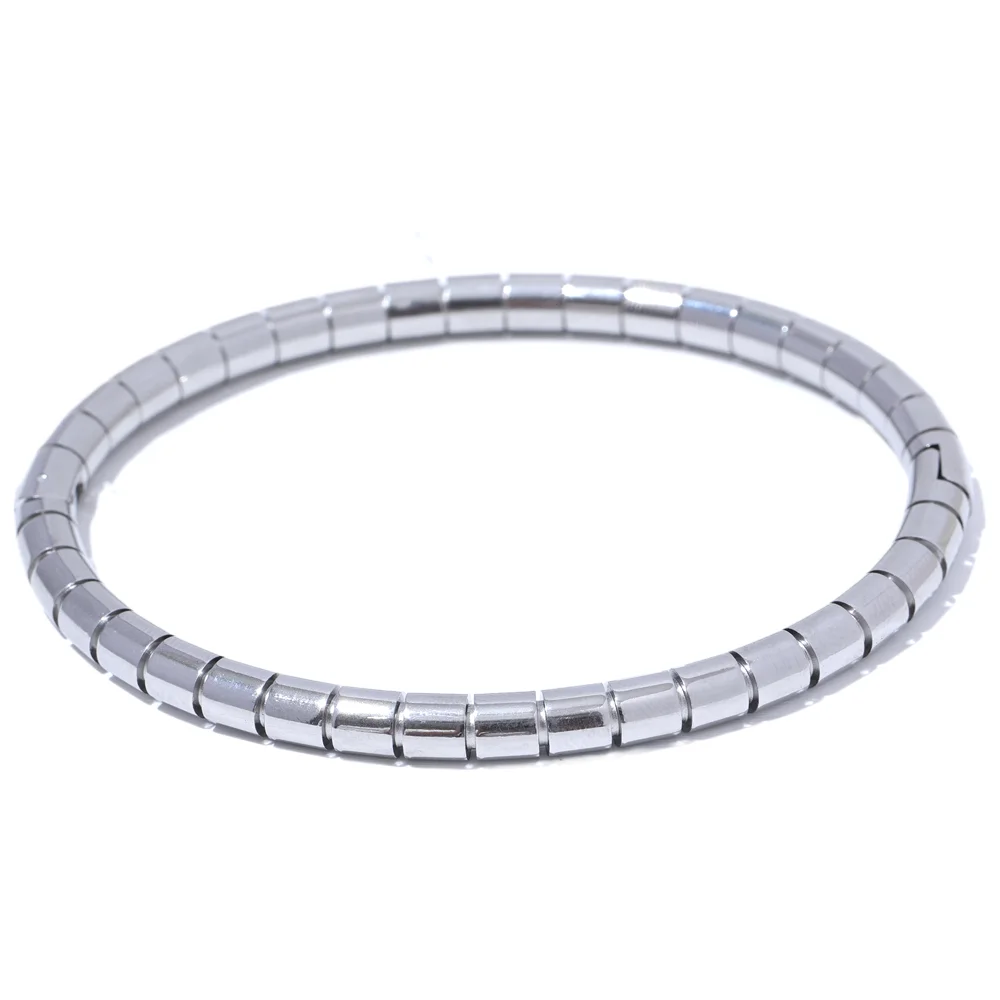 Yhpup 57mm 316l aço inoxidável pulseira de alta qualidade ouro prata cor metal à prova ferrugem moda pulso jóias bijoux