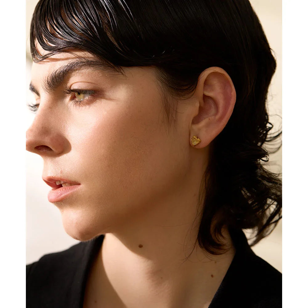 Yhpup requintado coração esmalte chique brincos para mulheres s925 prata esterlina luxo charme jóias finas bijoux presente