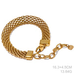 Yhpup corrente cubana de metal de aço inoxidável à prova d'água, colar de pescoço largo, cor dourada e prateada, textura moderna, joia de declaração, presente