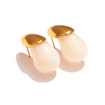 Yhpup nova resina colorida gota de água y2k moda brincos para mulheres de aço inoxidável na moda doces verão diário charme jóias