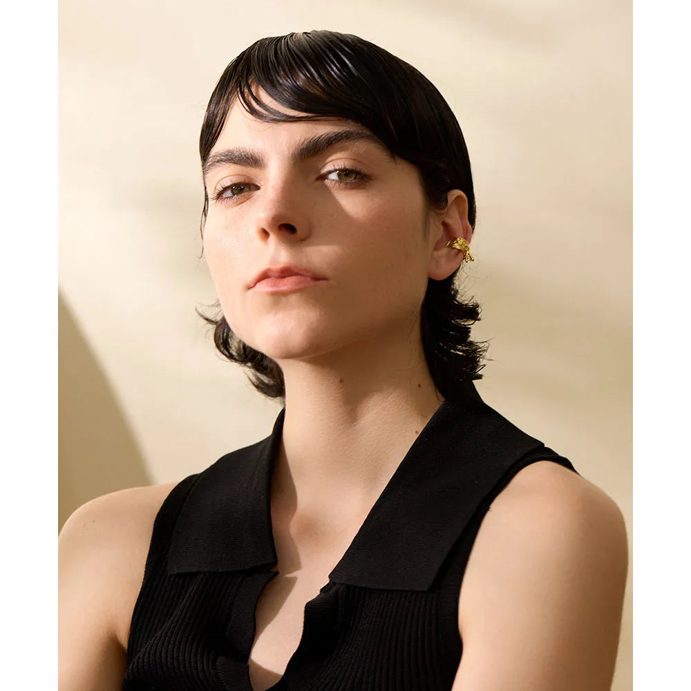 Yhpup-925 Clipes de Prata Esterlina Não Piercing para Mulheres, Brincos De Cartilagem De Luxo, Acessórios Individuais De Jóias, Zircônia Cúbica, 1Pc