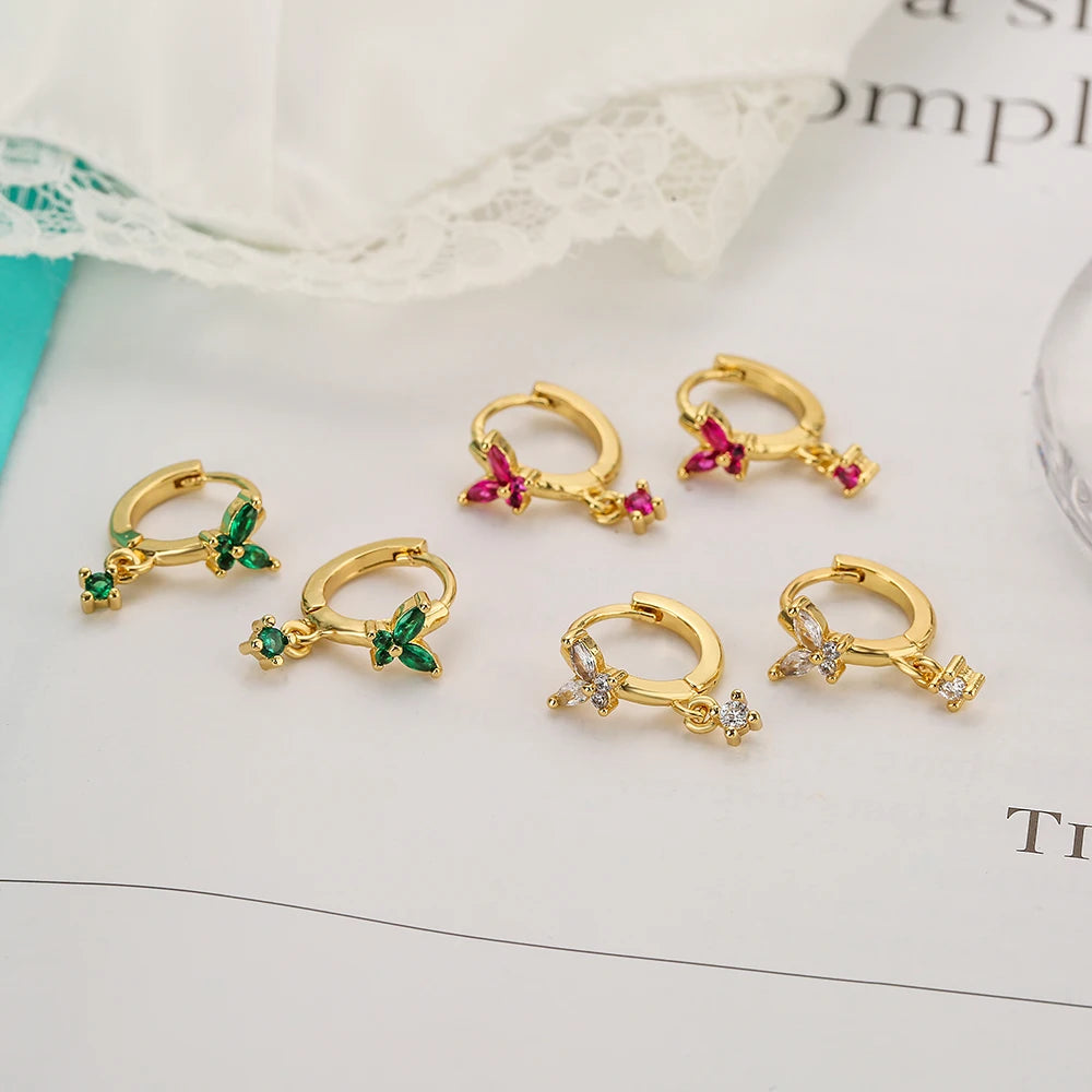 Brinco Lisbela com Zircônia - Lafemininy