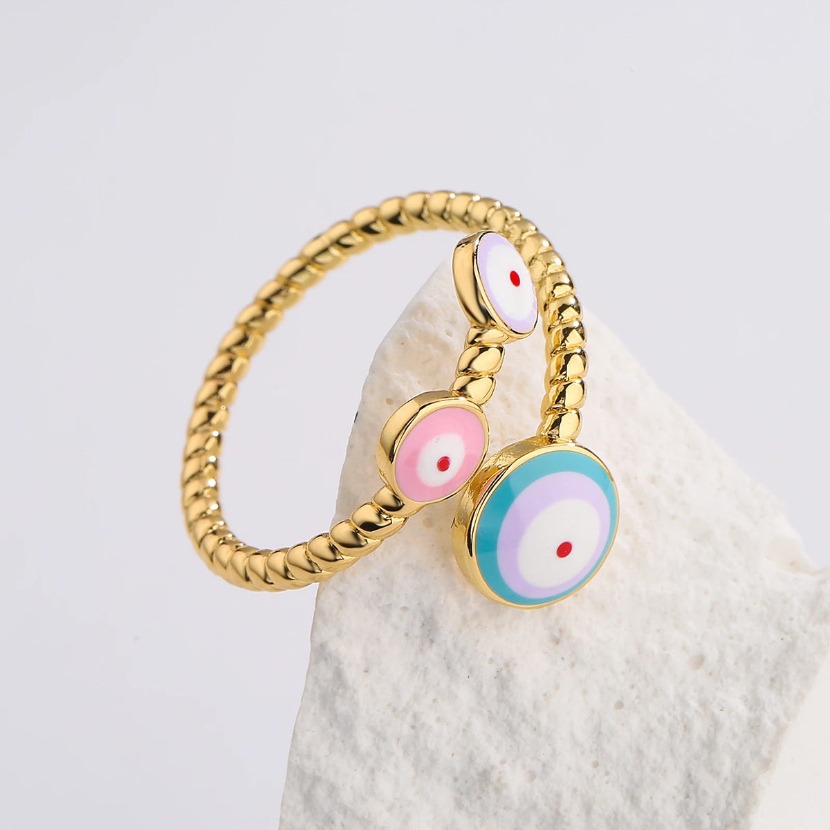 Anel Colorido Dedo da Sorte - Lafemininy