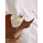 Yhpup qualidade mais grosso natural concha pingente colar corrente de ouro aço inoxidável versátil popular estilo coreano jóias presente