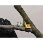 Yhpup-Minimalista Ampla Prata Esterlina Suave Geométrica INS Brincos, Sem Orelha Buraco, Clipes Côncavos em Encantos, Presente Da Jóia, Moda, 1Pc