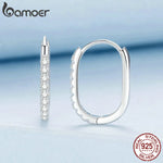 Brinco de Prata 925 com Zircônia - Lafemininy