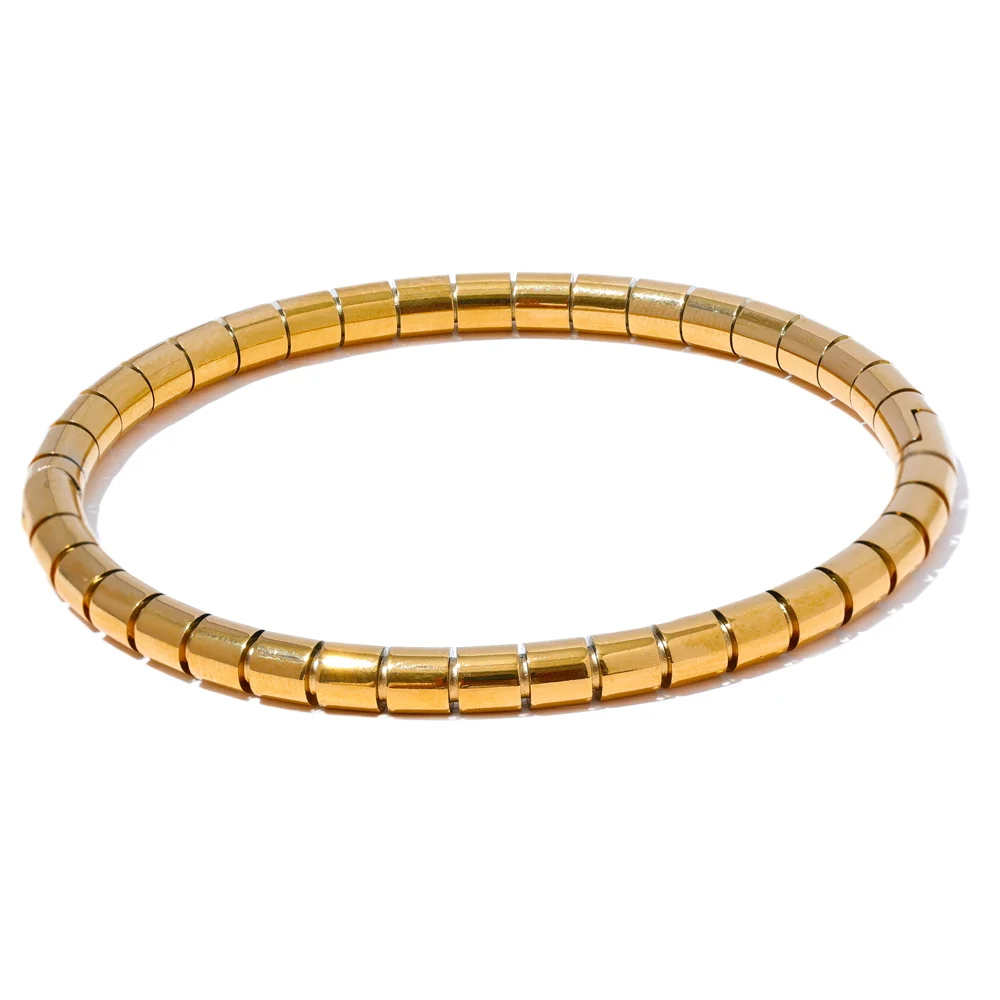 Yhpup 57mm 316l aço inoxidável pulseira de alta qualidade ouro prata cor metal à prova ferrugem moda pulso jóias bijoux