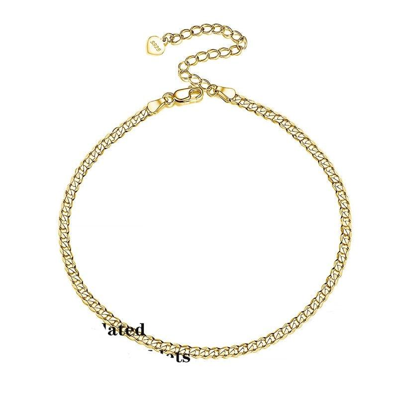 Tornozeleira de Prata 925 Riviera - Lafemininy