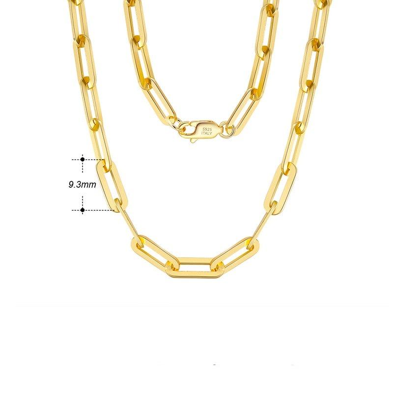 Colar Grosso de Prata 925 Elos Longos - Lafemininy