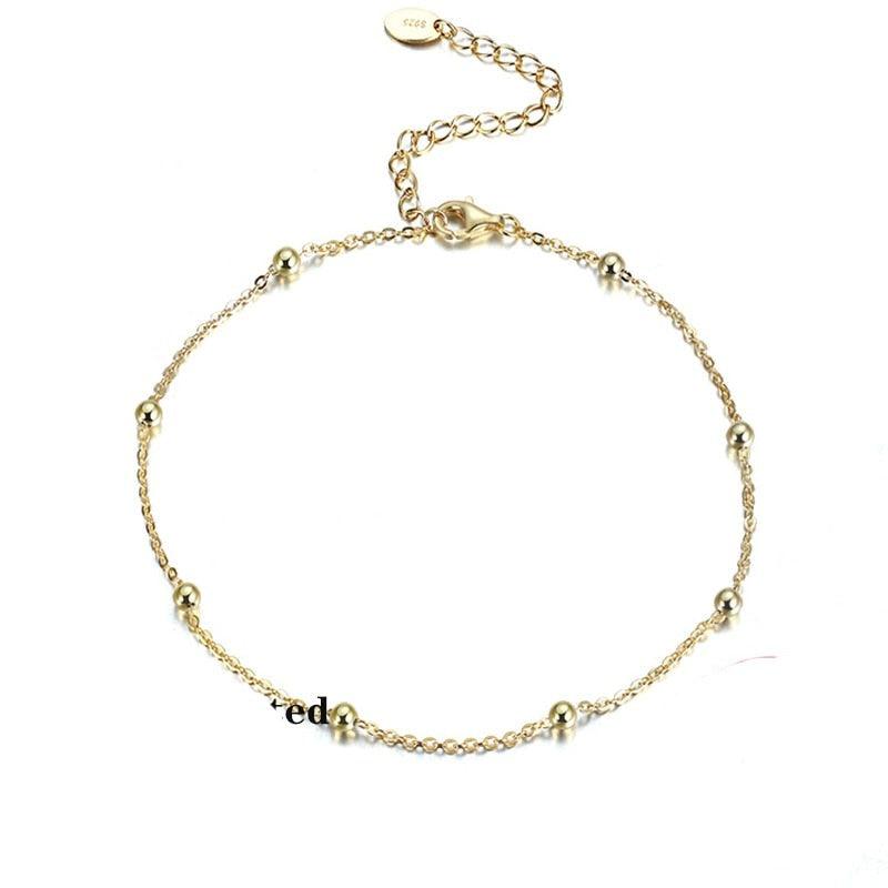 Tornozeleira de Prata 925 Riviera - Lafemininy