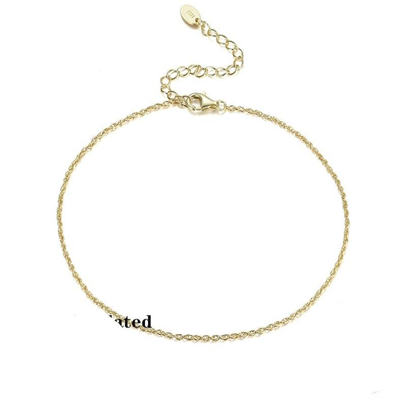 Tornozeleira de Prata 925 Riviera - Lafemininy