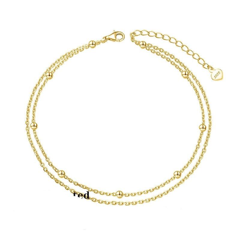 Tornozeleira de Prata 925 Riviera - Lafemininy