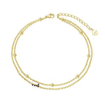 Tornozeleira de Prata 925 Riviera - Lafemininy