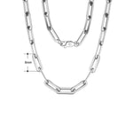 Colar Grosso de Prata 925 Elos Longos - Lafemininy