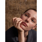 Yhpup popular corrente de metal de aço inoxidável zircônia cúbica aberto anel ajustável 18k pvd banhado requintado moda jóias atacado