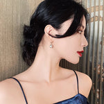 Brinco Argola Duron com Zircônia - Lafemininy