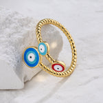 Anel Colorido Dedo da Sorte - Lafemininy