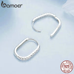 Brinco de Prata 925 com Zircônia - Lafemininy