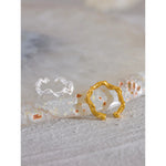 Yhpup prata esterlina torcida geométrica orelha ossos jóias para mulheres metal orelha-clipe manguito em brincos presente minimalista novo