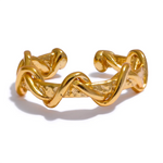 Yhpup prata esterlina torcida geométrica orelha ossos jóias para mulheres metal orelha-clipe manguito em brincos presente minimalista novo