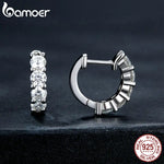 Brinco de Prata 925 com Mossanite - Lafemininy