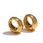 Yhpup criativo clipe de orelha sem piercing alta qualidade à prova dwaterproof água clássico moda diária brincos de aço inoxidável orelha osso jóias