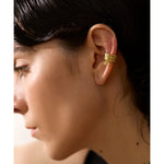 Yhpup-925 Clipes de Prata Esterlina Não Piercing para Mulheres, Brincos De Cartilagem De Luxo, Acessórios Individuais De Jóias, Zircônia Cúbica, 1Pc