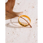 Yhpup tamanho 6 7 8 esmalte zircão anel dourado frango novo design exclusivo e elegante joias de dedo da moda em aço inoxidável