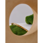 Yhpup delicado incrustado zircônia cúbica aço inoxidável estrela metal manguito aberto pulseira 18k pvd banhado charme jóias presente