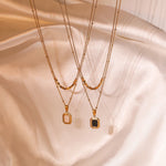 Colar Duplo com Pingente Festa - Lafemininy