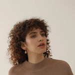 Yhpup Brincos pendentes de zircônia cúbica de aço inoxidável, brincos da moda banhados a ouro 18k, joias geométricas quadradas verdes