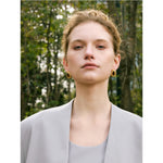 Yhpup gota de água pedra natural moda geométrica diária brincos vintage tigre lápis-lazúli charme jóias cor ouro pvd